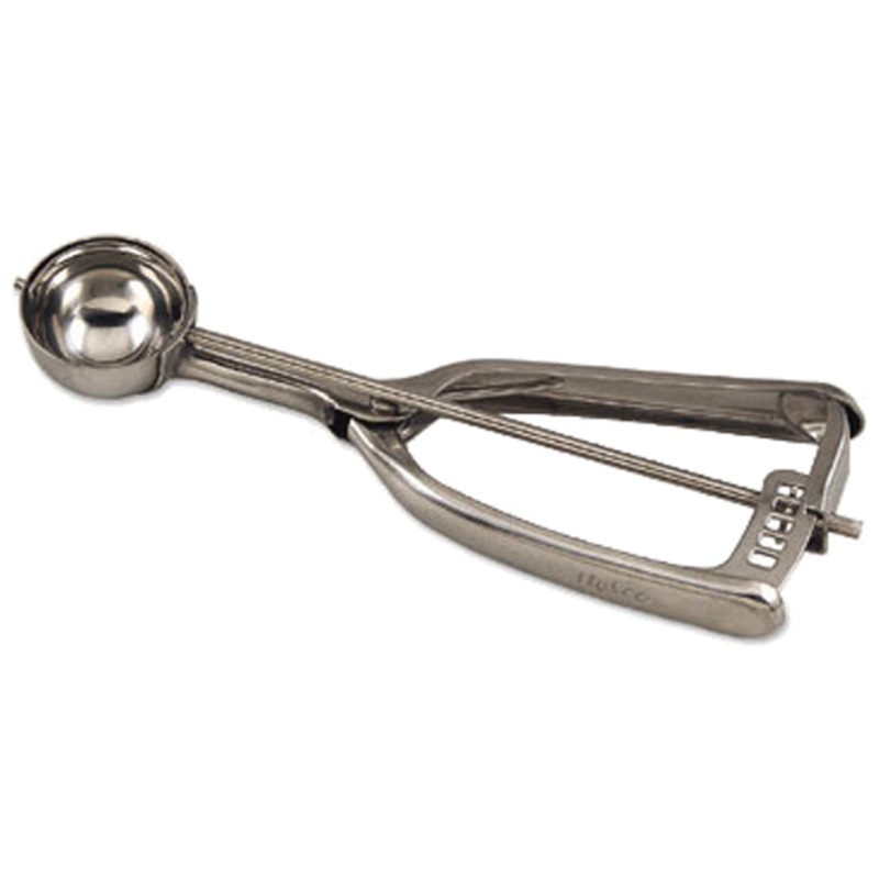 Browne 573470 Stainless Steel Ice Cream Disher with Twin Grip 1/2 oz. - Size 70