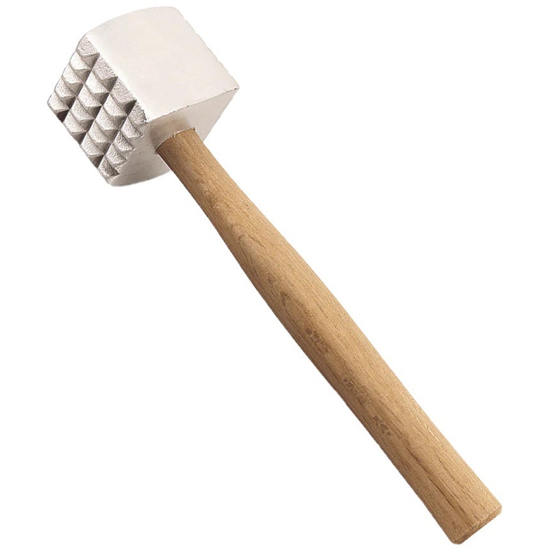 Browne 574725 Steak Tenderizer Mallet with Wood Handle 11-3/4"