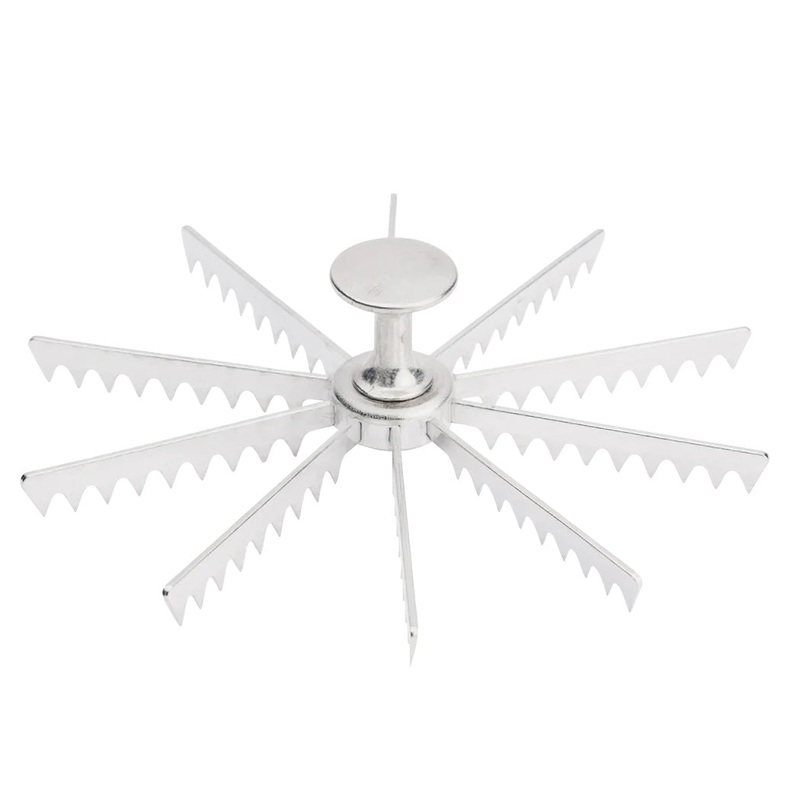 Browne 575110 Cast Aluminum 10 Cut Pie Marker