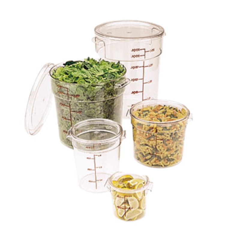 Cambro RFSCW6135 Food Storage Container, Round, Camwear 6 qt.