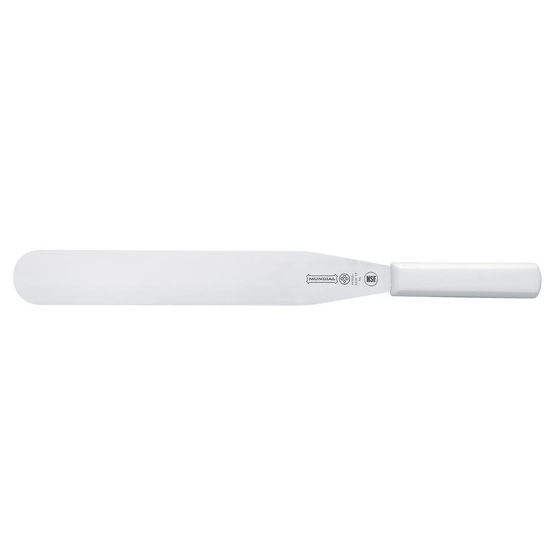 Mundial W5650-12 Baker's Icing Spatula with White Handle 12"