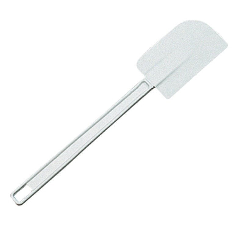 Rubbermaid FG1901000000 Cold Silicone Scraper / Spatula with White Poly Handle 9-1/2"OAL