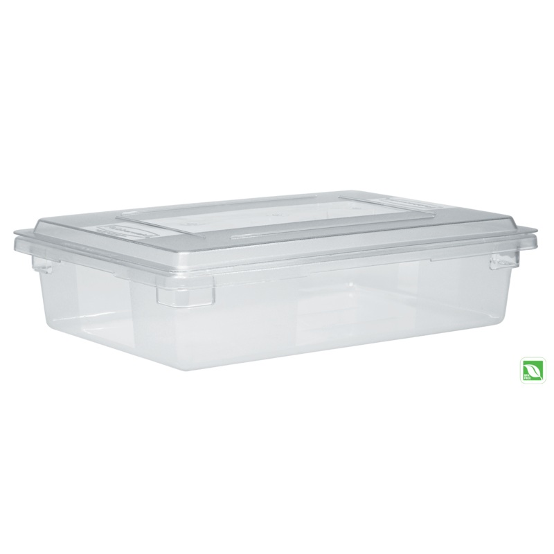 Rubbermaid FG330200CLR Polycarbonate Food / Tote Box Lid 26" x 18" - Clear