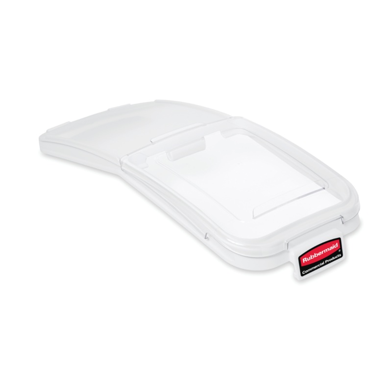 Rubbermaid FG9F7700CLR Ingredient Bin Sliding Lid with 32 oz. Scoop 29" x 12-1/10" - Clear - fits FG360088WHT