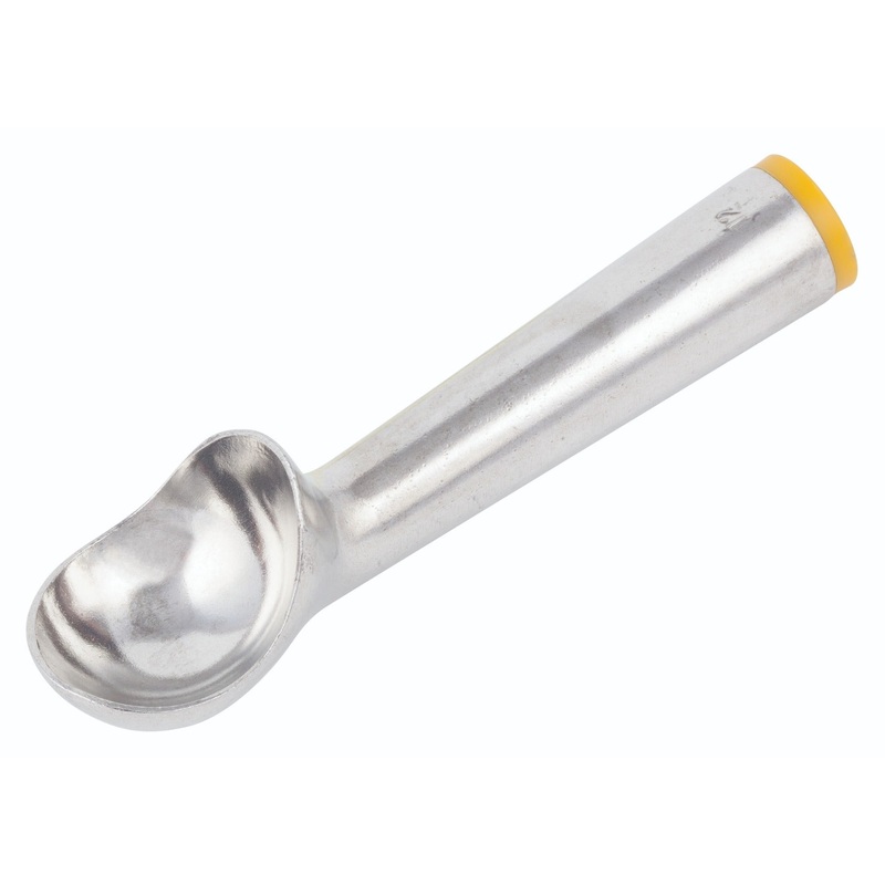 Winco AICD-12 Aluminum Self-Defrosting Ice Cream Dipper / Scoop 3 oz. - Size 12