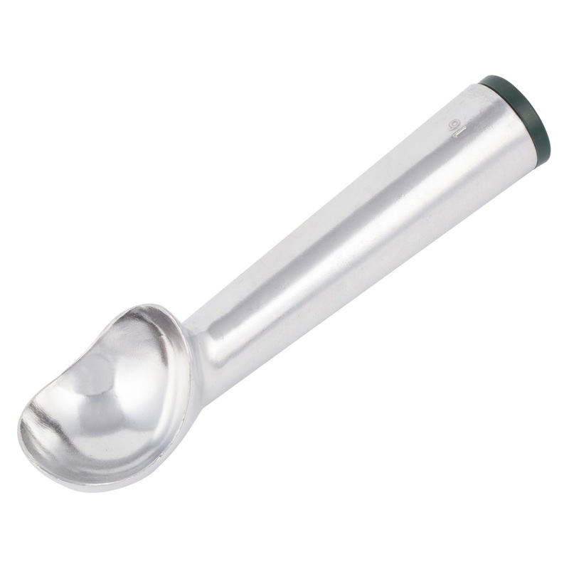 Winco AICD-16 Aluminum Self-Defrosting Ice Cream Dipper / Scoop 2-1/2 oz. - Size 16
