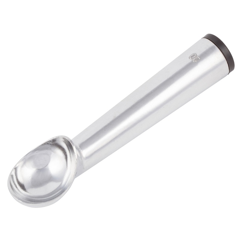 Winco AICD-20 Aluminum Self-Defrosting Ice Cream Dipper / Scoop 2 oz. - Size 20