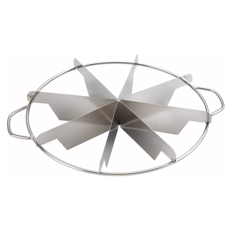 Winco SCU-8 Stainless Steel 8 Cut Pie Cutter 12-3/4" x 10-3/4"