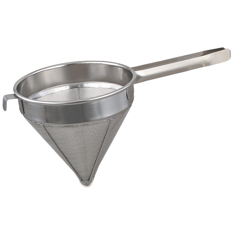 Browne 575412 Stainless Steel Fine Mesh China Cap Strainer 12" Dia.