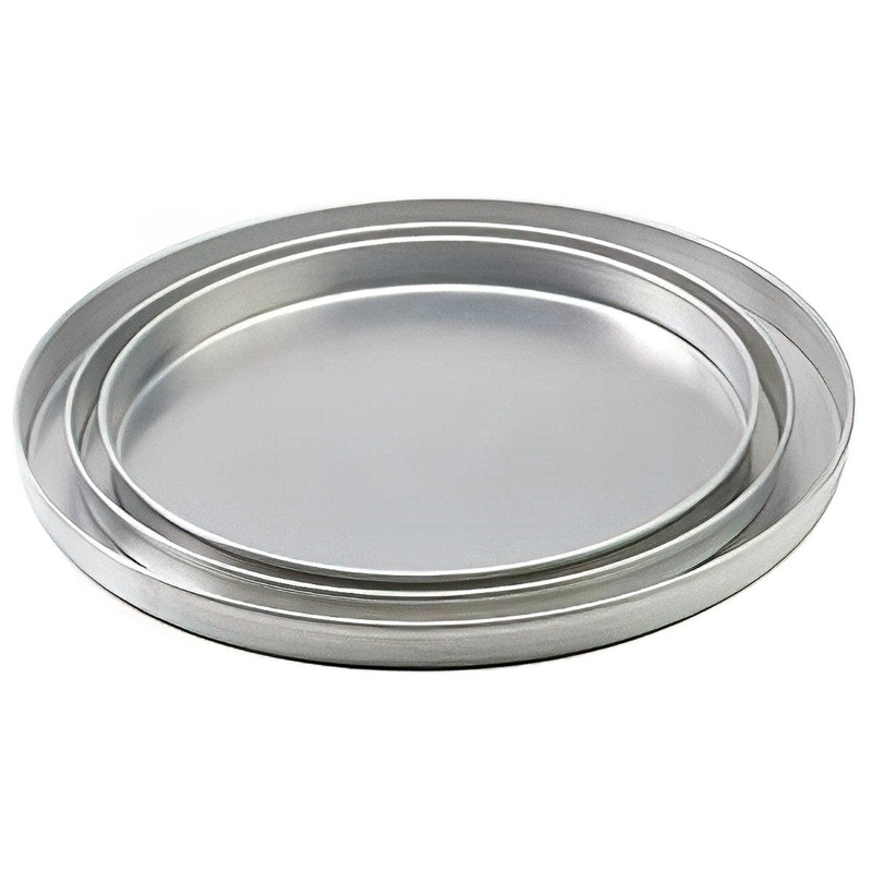 Royal Industries ROY DP 16 2 Aluminum Straight Sided Pizza Pan 16" Dia x 2" Deep