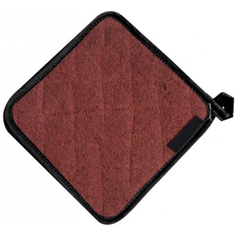 San Jamar 802TPH Terry Cloth Pot Holder 8"x 8" - Brown