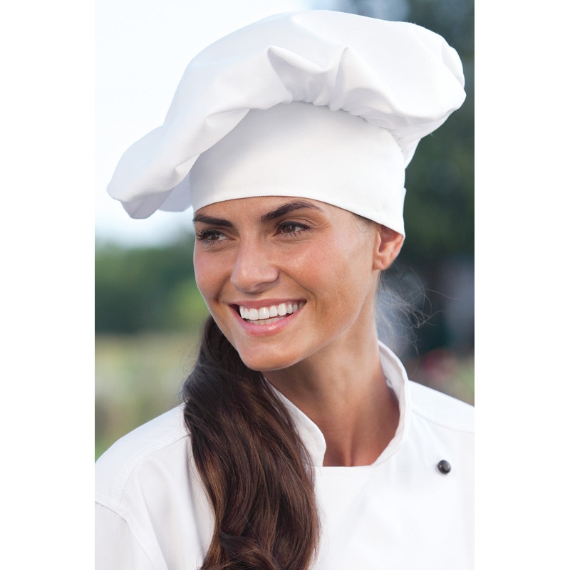 Uncommon Threads 0150-2500 Tall Twill Chef Hat - White / One Size