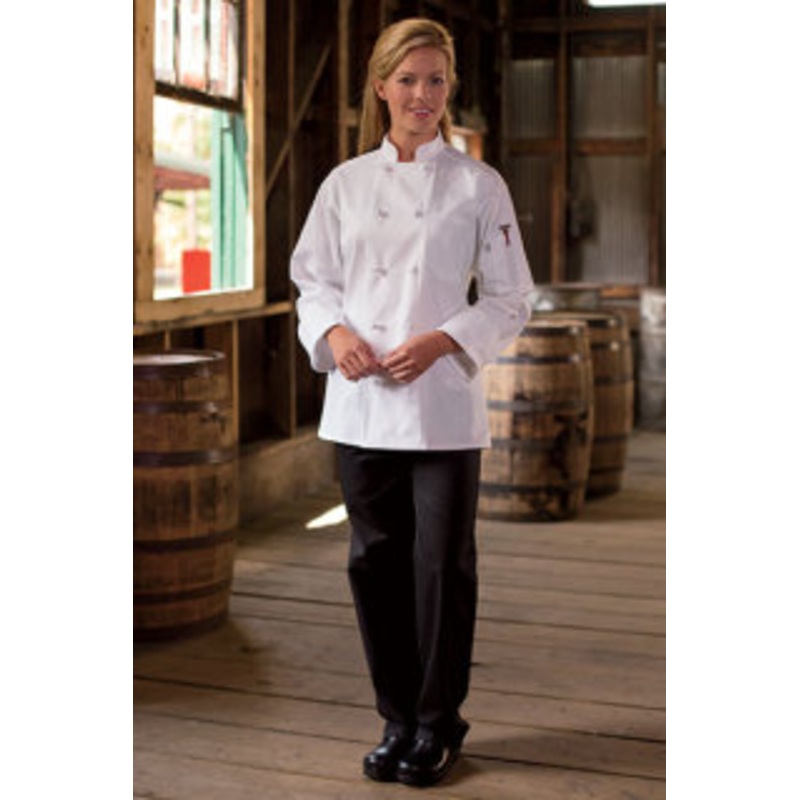 Uncommon Threads 4010-0102 Traditional Chef Pants - Black / Small