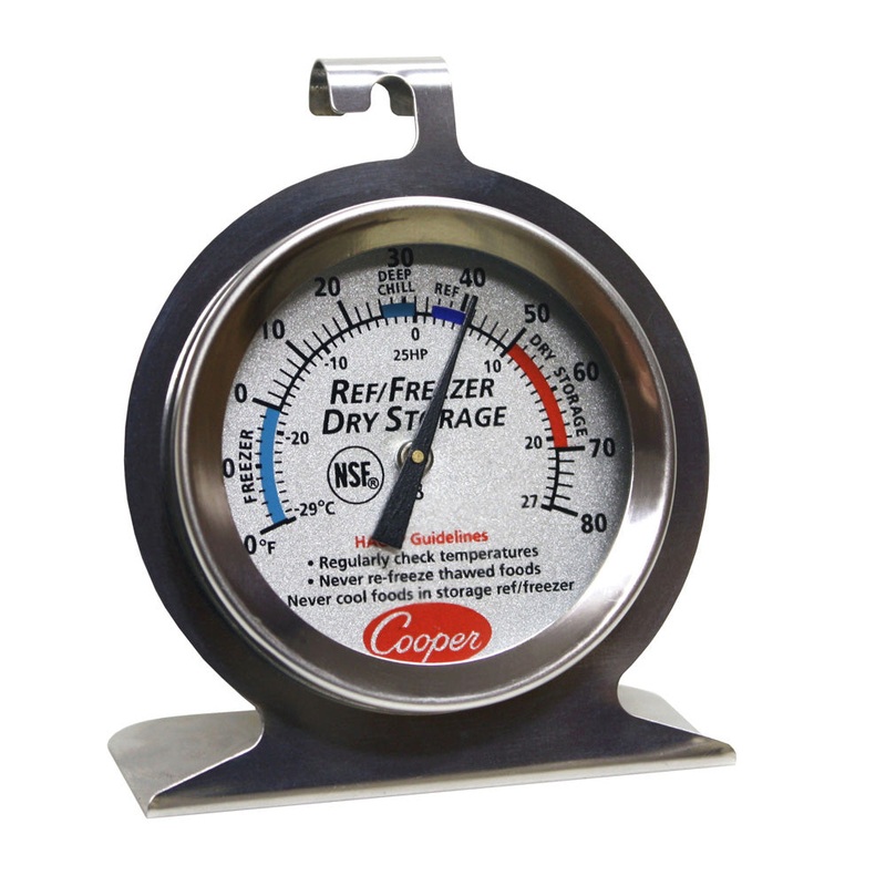 Cooper-Atkins 25HP-01-1 Refrigerator / Freezer / Dry Storage Thermometer - (-20 to 80 Deg. F)