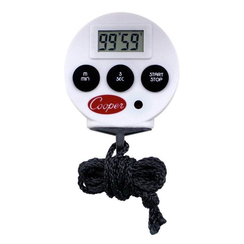 Cooper-Atkins TS100-0-8 Chef's 100 Minute Digital Timer / Stopwatch with Alarm and 18" Nylon Lanyard