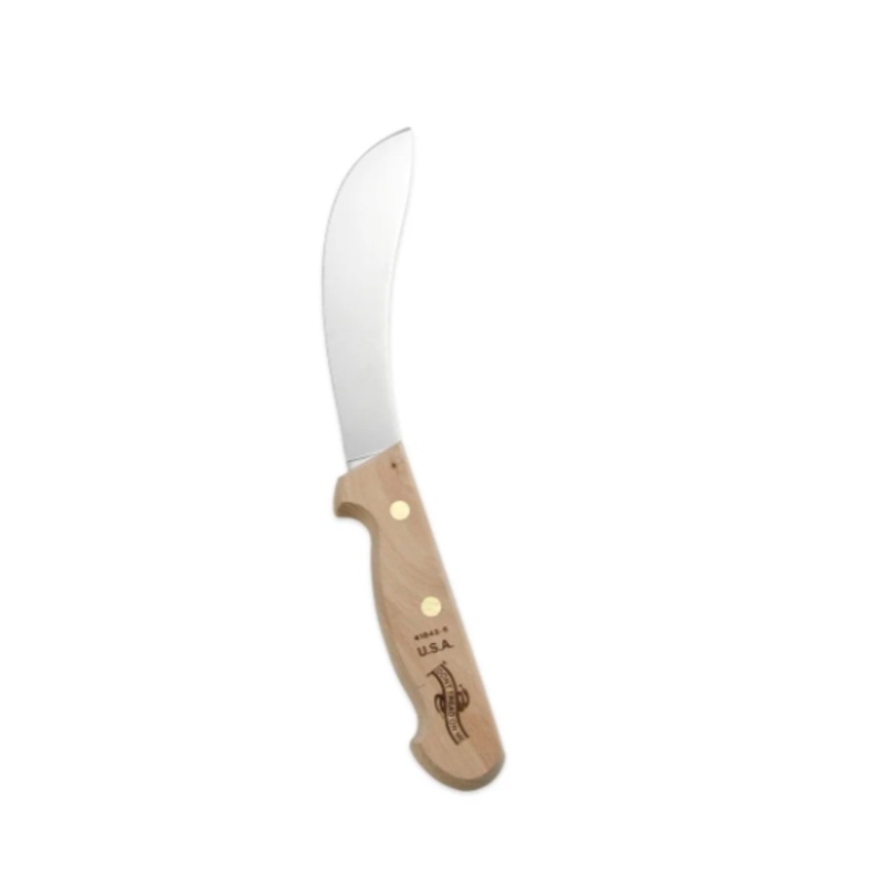 Dexter Russell 41842-6 6" Beef Skinning Knife w/ Beech Handle, Carbon Steel - 6ea/Case