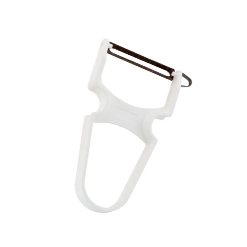 Dexter Russell 91500 Swiss Peeler w/ White Plastic Handle - 12ea/Case