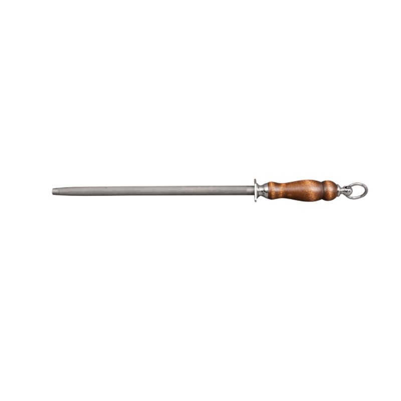 Dexter Russell A14R-PCP 14" Butcher Steel w/ Rosewood Handle, Carbon Steel - 6ea/Case