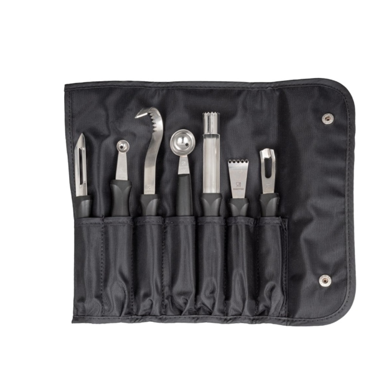 Dexter Russell CC77 7 Piece Garnishing Tool Set - 6ea/Case