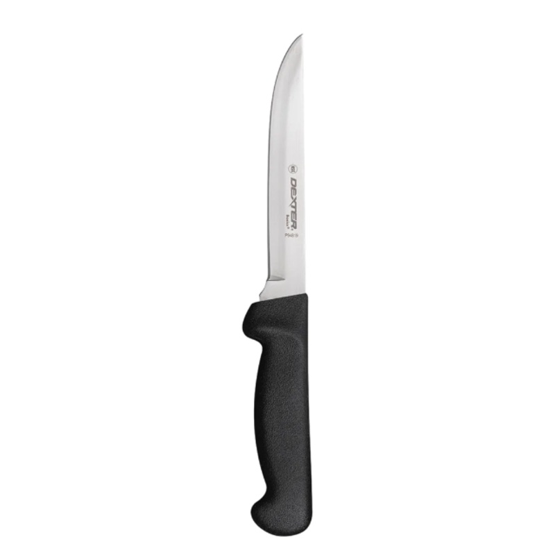 Dexter Russell P94819B 6" Boning Knife w/ Polypropylene Black Handle, Carbon Steel - 6ea/Case