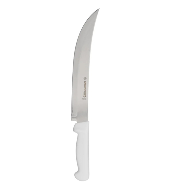 Dexter Russell P94826 10" Cimeter Steak Knife w/ Polypropylene Handle, Carbon Steel - 6ea/Case
