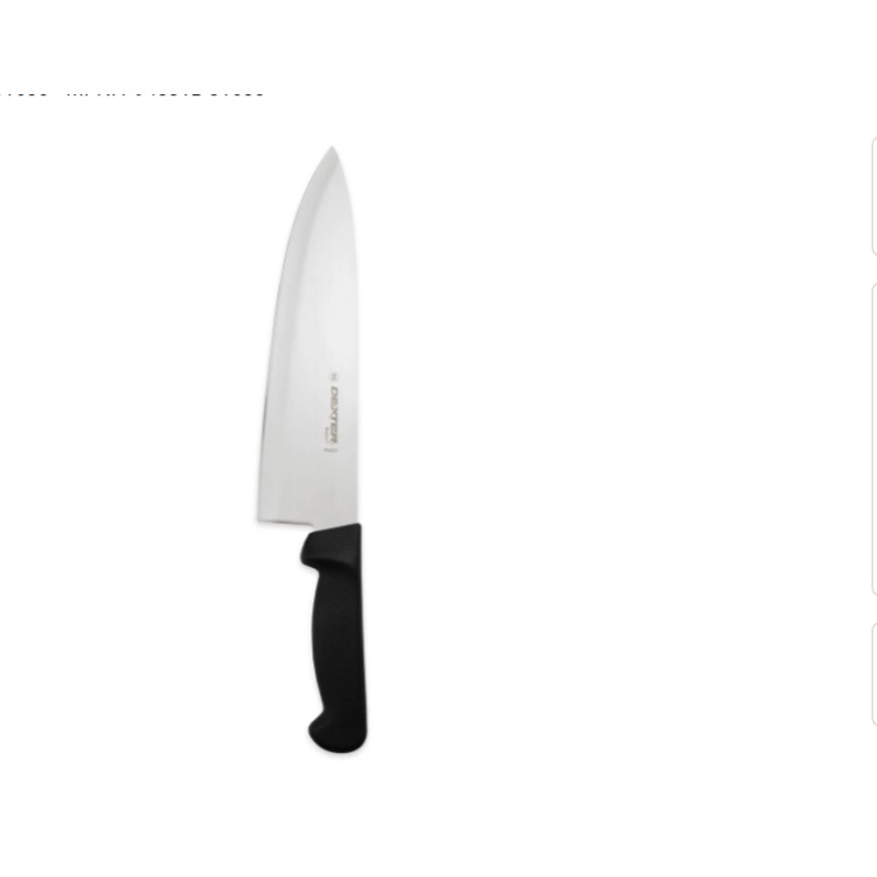 Dexter Russell P94831B 10" Chef's Knife w/ Polypropylene Black Handle, Carbon Steel - 6ea/Case