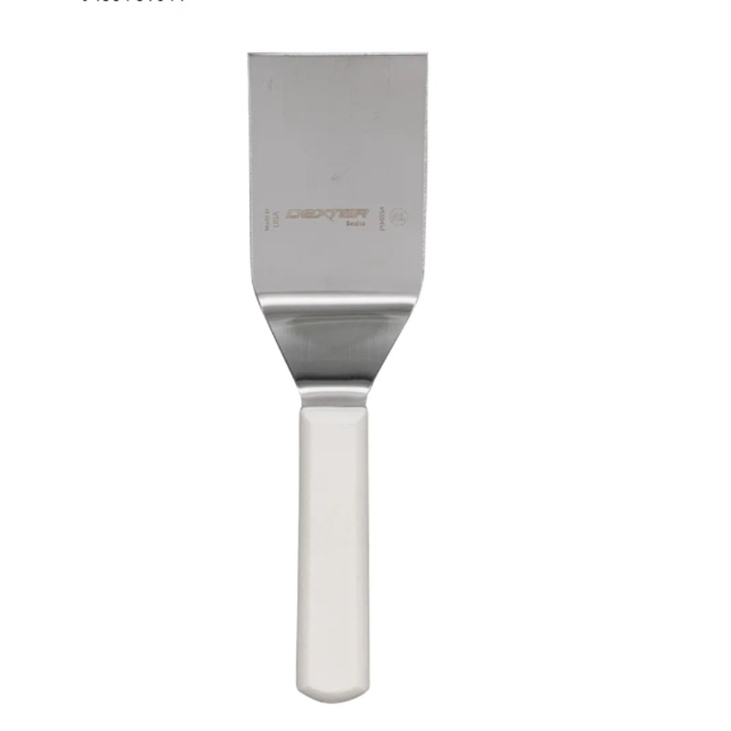 Dexter Russell P94854 4"x3" Hamburger Turner w/ Polypropylene Handle, Stainless Steel - 6ea/Case