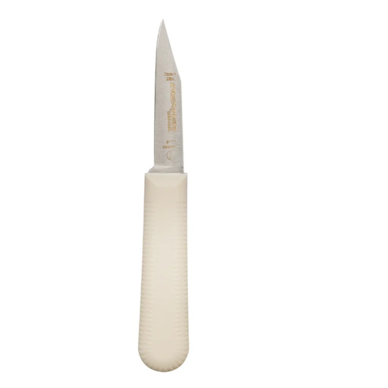 Dexter Russell S107PCP SANI-SAFE 3 1/4" Paring Knife w/ Polypropylene White Handle, Carbon Steel - 12ea/Case