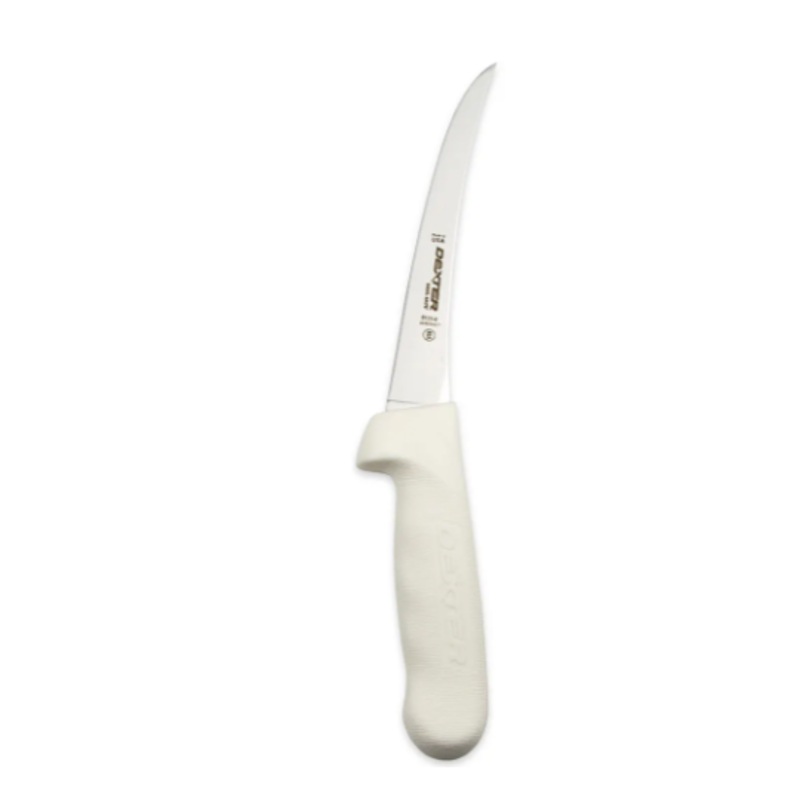 Dexter Russell S131-6PCP SANI-SAFE 6" Boning Knife w/ Polypropylene White Handle, Carbon Steel - 6ea/Case