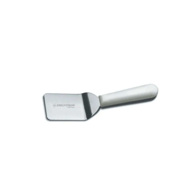 Dexter Russell S171PCP SANI-SAFE 2 1/2" Mini Turner w/ Polypropylene White Handle, Stainless Steel - 6ea/Case