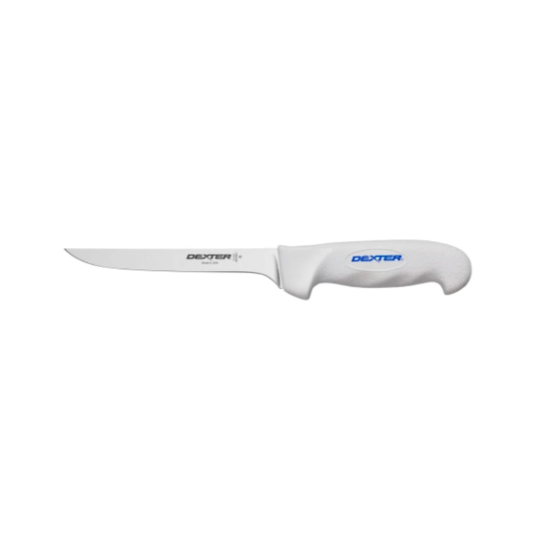 Dexter Russell SG136FF-PCP 24583 6" SofGrip Fillet Knife w/ Rubber Handle, High-Carbon Steel - 6ea/Case