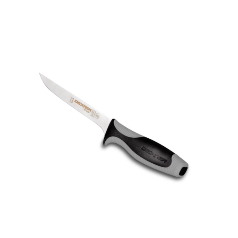 Dexter Russell V136F-PCP 6" Boning Knife w/ Soft Rubber Handle, Carbon Steel - 6ea/Case