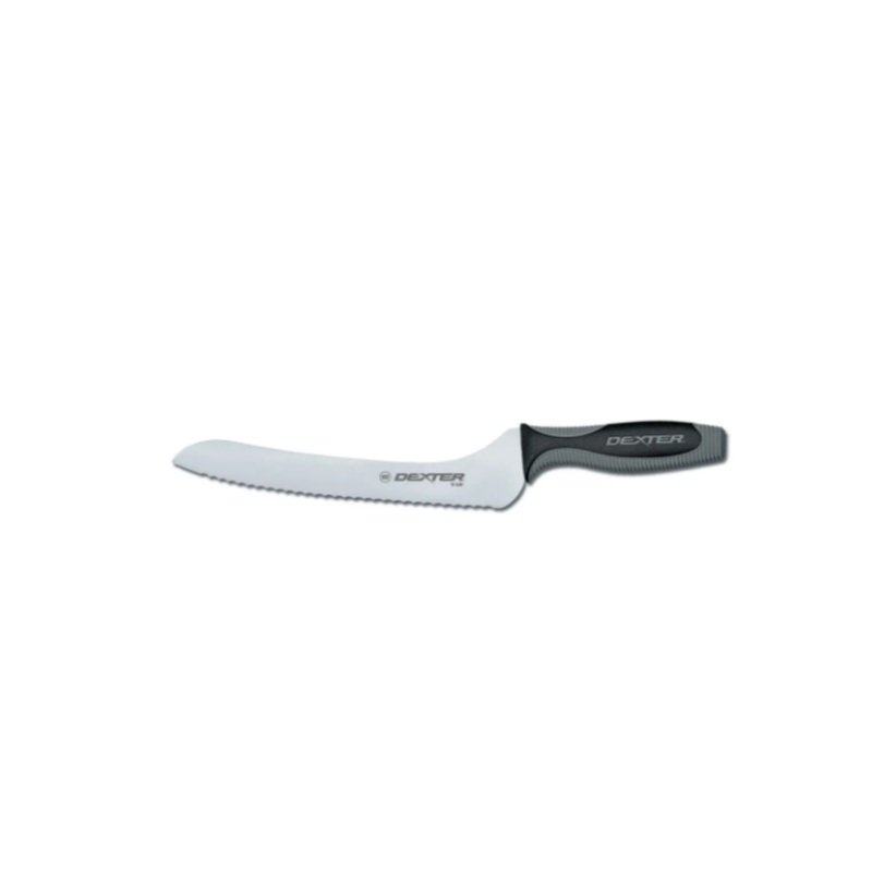 Dexter Russell V163-9SC-PCP 9" Sandwich Knife w/ Soft Rubber Handle, Carbon Steel - 6ea/Case