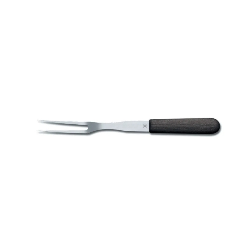 Dexter Russell V205PCP 13" Cook's Fork w/ Soft Rubber Handle, Carbon Steel - 6ea/Case
