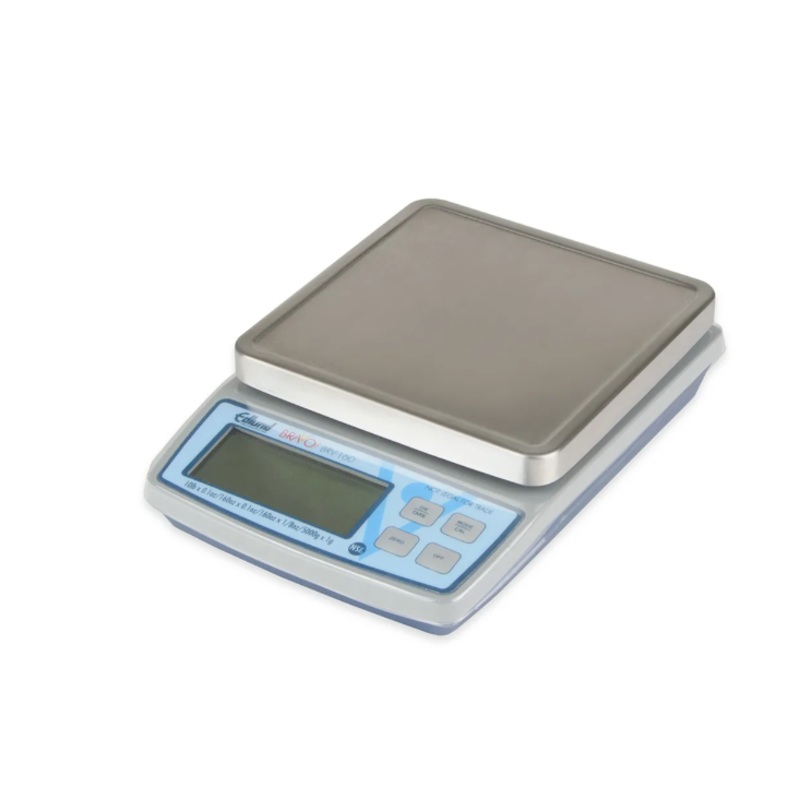 Edlund BRV-160 10 lb Square Digital Scale w/ Removable Platform - 5 1/8" x 5 1/8", Stainless