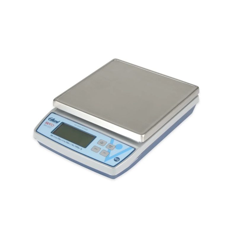 Edlund BRV-320 20 lb Square Digital Scale w/ Removable Platform - 7" x 7", Stainless