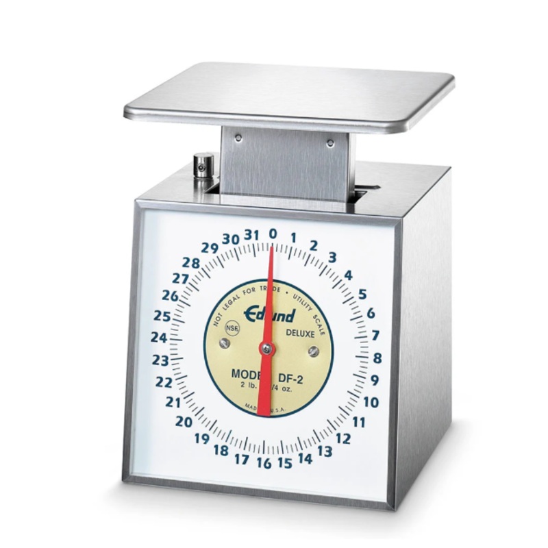 Edlund DF-2 Scale, Portion Control, Dial Type, 32 oz x 1/4 oz Graduation, NSF