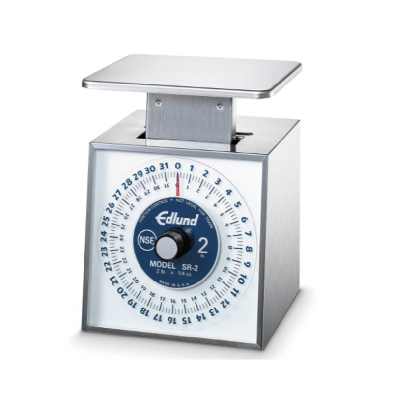 Edlund SR-2 Dial Type Portion Scale w/ Rotating Dial, 32 oz x 1/4 oz Graduation