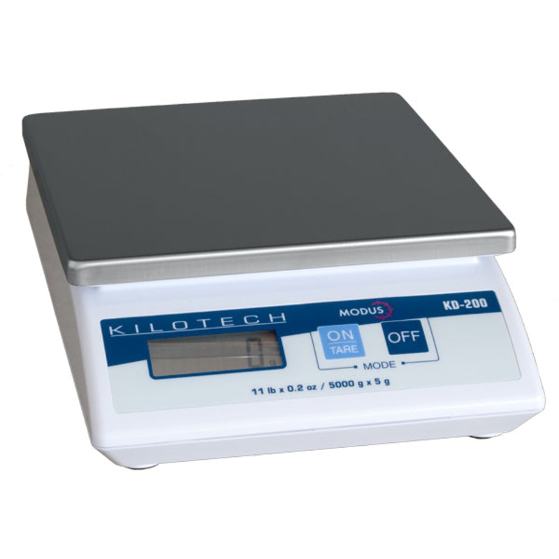 Kilotech KD200-510 851156 Legal for Trade Electronic Digital Portion Control Scale - 11 lb. x .2 oz.