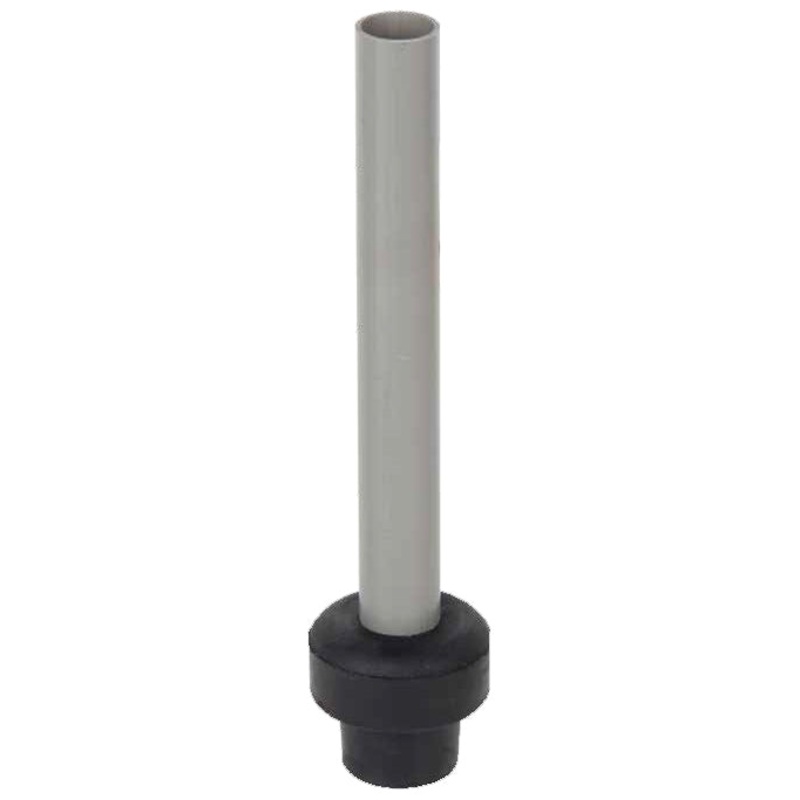 American Metalcraft OFP7 Plastic Overflow Pipe with Rubber Bushing 7"H - fits 1" & 1-1/2" Drains and Funnel Strainers