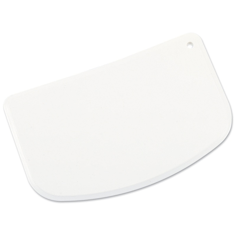 Browne 574266 Flexible Plastic Flat Edge Bowl Scraper 5-1/2" x 3-1/2"