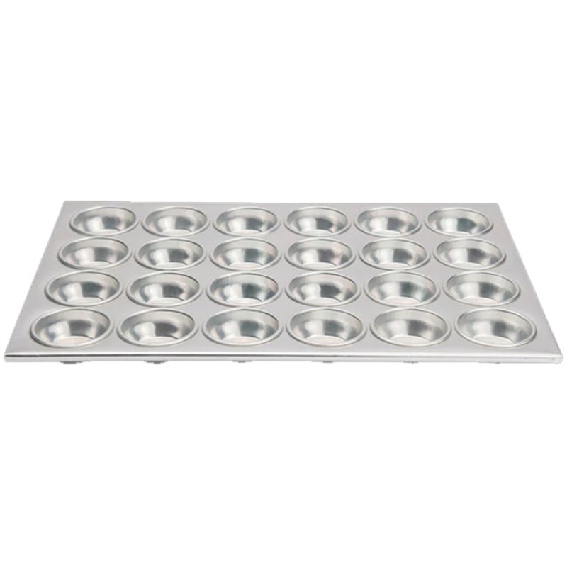 Browne 5811624 Muffin / Cup Cake Pan 20-5/8" x 14-1/8" x 1-1/4" - Holds 24 Cups