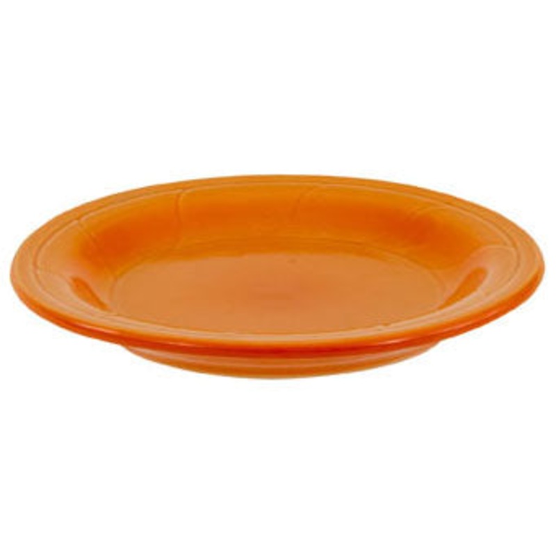 Crestware BP43 Bay Pointe Oval China Plate 7-1/2" - Asstd Colors - 36/cs