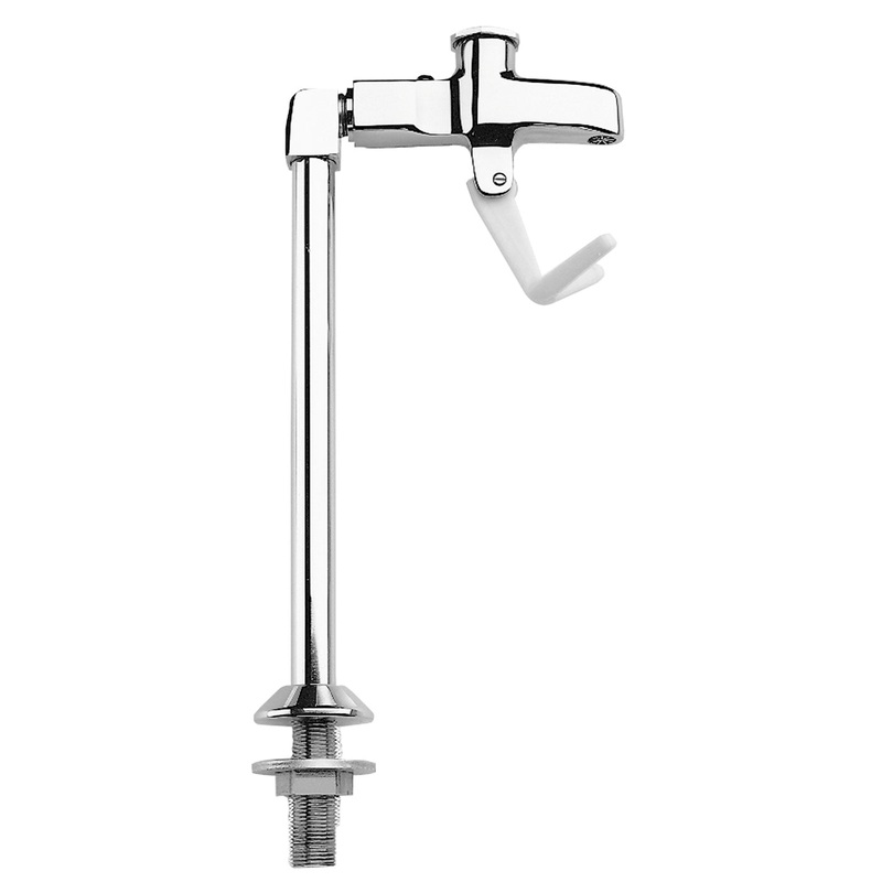 Fisher 1008 Single Inlet Pedestal Push Back Glass Filler Faucet 10"H