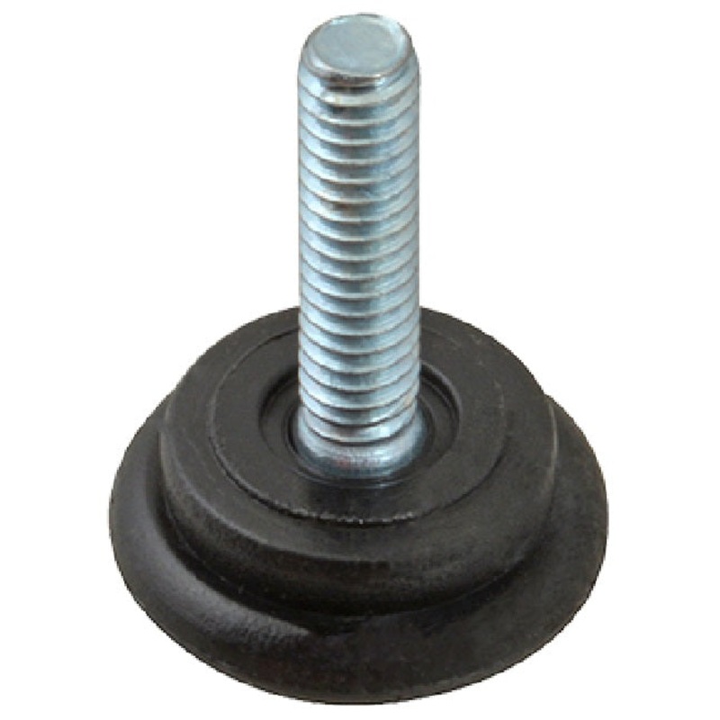 FMP 121-1007 Table Glide with 1" dia. Plastic Base, 1/4-20 Thread, and 1" Stud