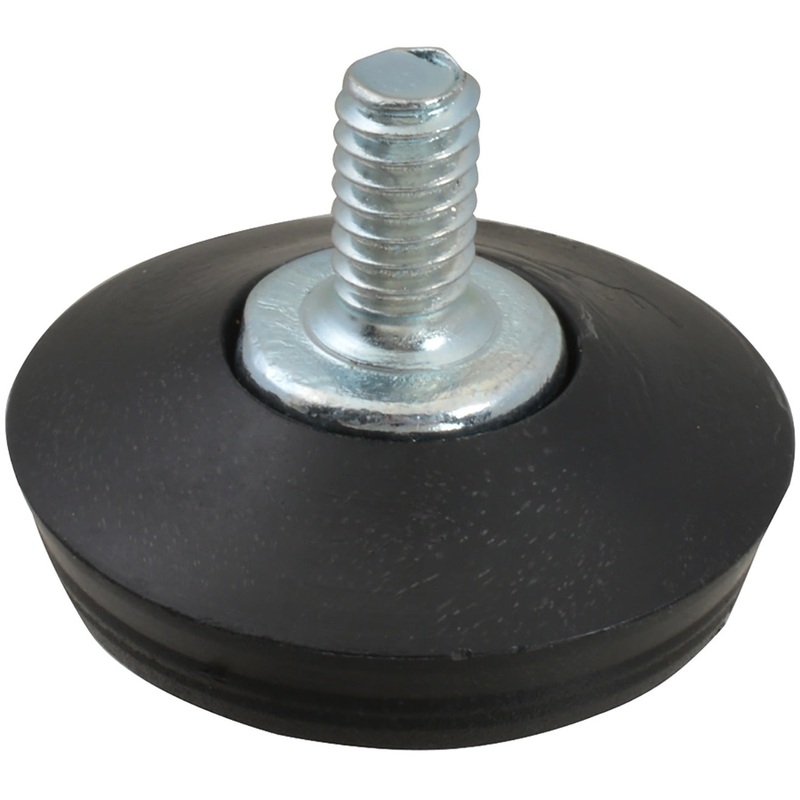 FMP 121-1008 Table Glide with 1-1/8" dia. Plastic Base, 1/4-20 Thread, and 1/2" Stud