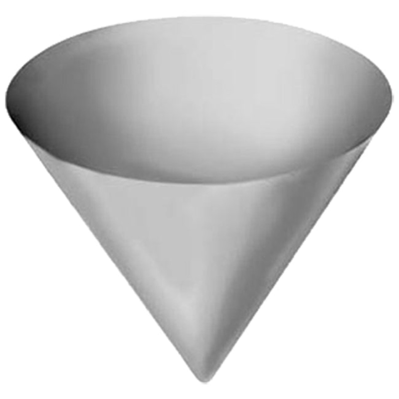 FMP 133-108 Fryer Grease Filter Cone fits 10" x 9" Holder - 50/Box