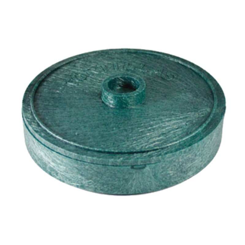 HS Inc. NHS1000-J Polyethylene Tortilla Server 7" x 1" Deep - Jalapeno