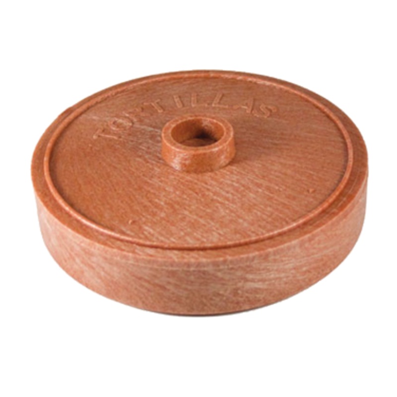 HS Inc. NHS1000-PK Polyethylene Tortilla Server 7" x 1" Deep - Paprika