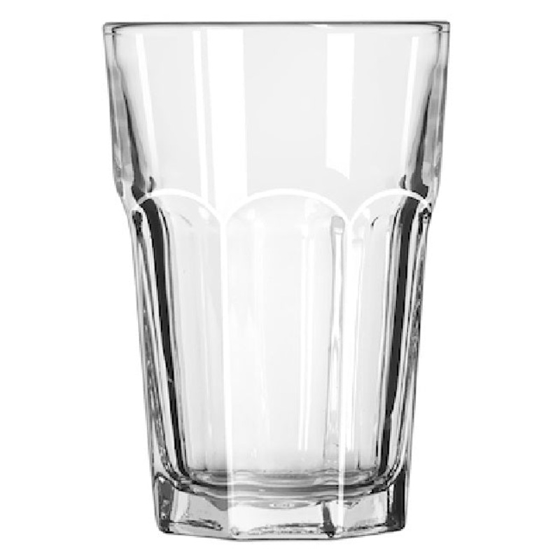 Libbey 15244 Gibraltar Beverage Glass 14 oz. - Clear - 36/Case